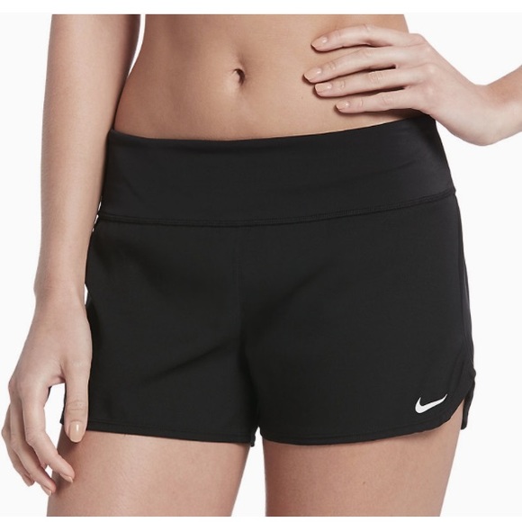 NWT MAKE OFFER Black Nike Swim Boardshort LARGE - Picture 3 of 5